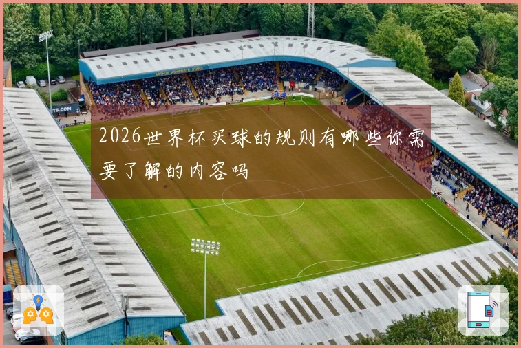 2026世界杯买球的规则有哪些你需要了解的内容吗